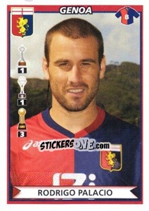 Sticker Rodrigo Palacio - Calciatori 2010-2011 n. 212 - Panini
