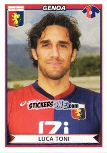 Sticker Luca Toni - Calciatori 2010-2011 n. 215 - Panini