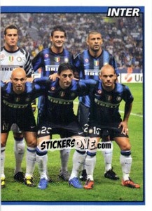 Figurina Squadra/2 (Inter) - Calciatori 2010-2011 - Panini