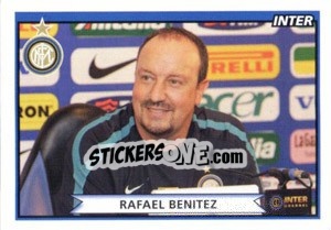 Sticker Rafael Benitez - Calciatori 2010-2011 n. 220 - Panini