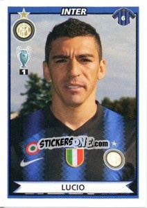 Sticker Lucio - Calciatori 2010-2011 n. 224 - Panini