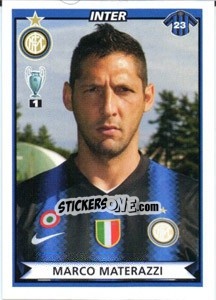 Sticker Marco Materazzi - Calciatori 2010-2011 n. 228 - Panini