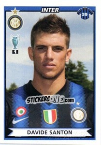 Sticker Davide Santon - Calciatori 2010-2011 - Panini