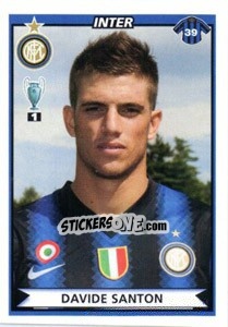 Sticker Davide Santon - Calciatori 2010-2011 n. 229 - Panini