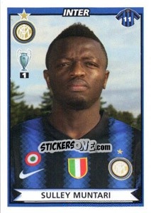 Cromo Sulley Muntari - Calciatori 2010-2011 - Panini