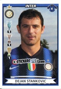 Sticker Dejan Stankovic - Calciatori 2010-2011 n. 233 - Panini