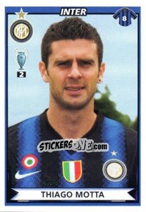 Sticker Thiago Motta - Calciatori 2010-2011 n. 234 - Panini