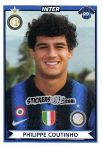Sticker Philippe Coutinho - Calciatori 2010-2011 n. 235 - Panini