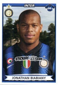 Sticker Jonathan Biabiany - Calciatori 2010-2011 n. 237 - Panini
