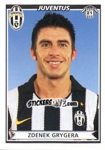 Figurina Zdenek Grygera - Calciatori 2010-2011 - Panini