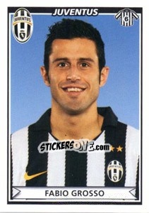 Sticker Fabio Grosso - Calciatori 2010-2011 - Panini