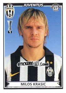 Sticker Milos Krasic - Calciatori 2010-2011 n. 257 - Panini