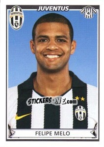 Sticker Felipe Melo - Calciatori 2010-2011 n. 258 - Panini