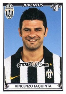 Cromo Vincenzo Iaquinta - Calciatori 2010-2011 - Panini