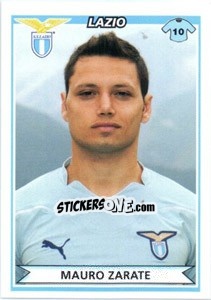 Sticker Mauro Zarate - Calciatori 2010-2011 - Panini