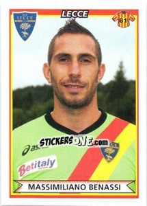 Sticker Massimiliano Benassi - Calciatori 2010-2011 n. 294 - Panini