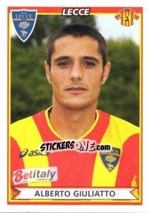 Sticker Alberto Giuliatto - Calciatori 2010-2011 n. 300 - Panini