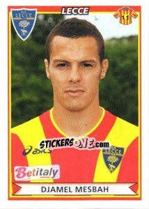 Sticker Djamel Mesbah - Calciatori 2010-2011 n. 301 - Panini