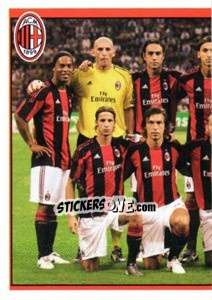 Figurina Squadra/1 (Milan) - Calciatori 2010-2011 - Panini