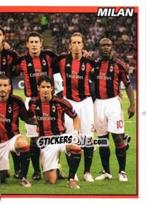 Figurina Squadra/2 (Milan) - Calciatori 2010-2011 - Panini
