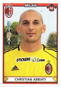 Sticker Christian Abbiati - Calciatori 2010-2011 - Panini
