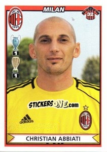 Sticker Christian Abbiati - Calciatori 2010-2011 n. 317 - Panini