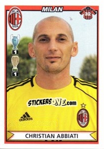 Figurina Christian Abbiati - Calciatori 2010-2011 - Panini