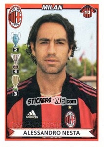 Figurina Alessandro Nesta - Calciatori 2010-2011 - Panini