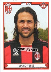 Sticker Mario Yepes - Calciatori 2010-2011 n. 324 - Panini