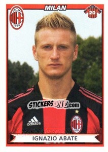 Sticker Ignazio Abate - Calciatori 2010-2011 - Panini