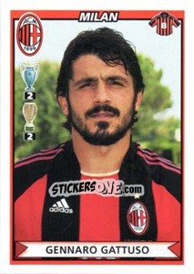Sticker Gennaro Gattuso - Calciatori 2010-2011 n. 327 - Panini