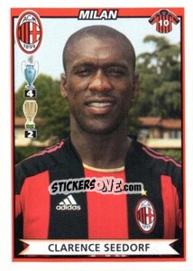 Sticker Clarence Seedorf - Calciatori 2010-2011 n. 331 - Panini