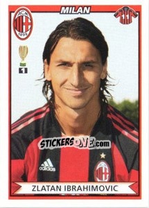 Sticker Zlatan Ibrahimovic - Calciatori 2010-2011 n. 335 - Panini