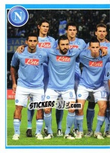 Figurina Squadra/1 (Napoli) - Calciatori 2010-2011 - Panini