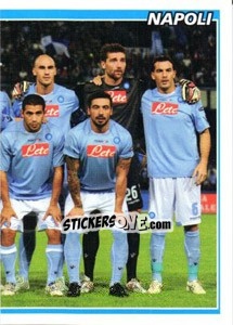 Figurina Squadra/2 (Napoli) - Calciatori 2010-2011 - Panini