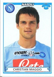 Figurina Christian Maggio - Calciatori 2010-2011 - Panini