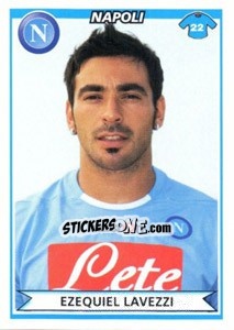 Sticker Ezequiel Lavezzi - Calciatori 2010-2011 n. 358 - Panini