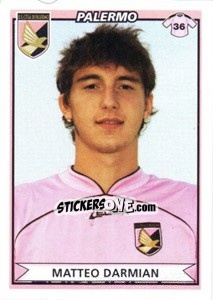 Sticker Matteo Darmian - Calciatori 2010-2011 n. 372 - Panini