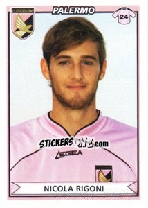 Sticker Nicola Rigoni - Calciatori 2010-2011 n. 377 - Panini