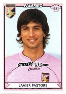 Sticker Javier Pastore - Calciatori 2010-2011 n. 380 - Panini