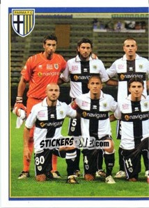 Figurina Squadra/1 (Parma) - Calciatori 2010-2011 - Panini