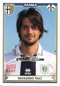 Sticker Massimo Paci - Calciatori 2010-2011 n. 393 - Panini