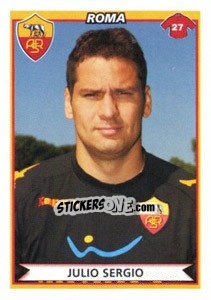 Sticker Julio Sergio - Calciatori 2010-2011 - Panini