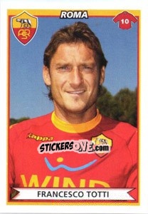 Sticker Francesco Totti - Calciatori 2010-2011 n. 429 - Panini