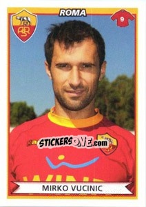 Sticker Mirko Vucinic - Calciatori 2010-2011 - Panini