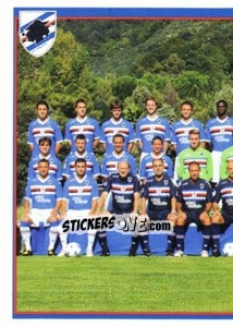 Sticker Squadra/1 (Sampdoria) - Calciatori 2010-2011 n. 434 - Panini