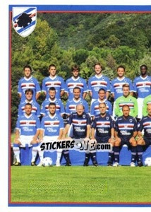 Figurina Squadra/1 (Sampdoria) - Calciatori 2010-2011 - Panini