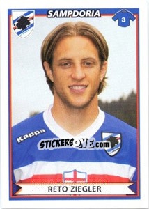 Sticker Reto Ziegler - Calciatori 2010-2011 n. 442 - Panini