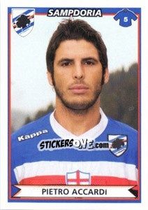 Sticker Pietro Accardi - Calciatori 2010-2011 n. 443 - Panini