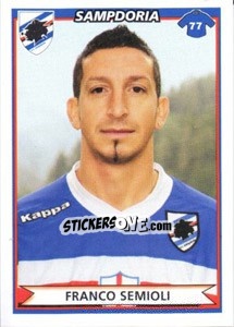 Sticker Franco Semioli - Calciatori 2010-2011 n. 449 - Panini